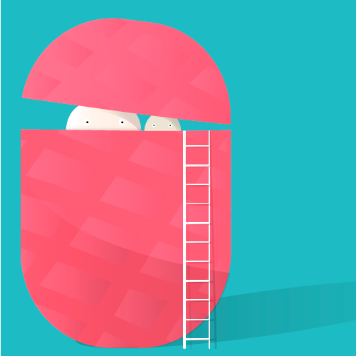 Celebrate independence with a completely self-sufficient Angular button that can hide any parent